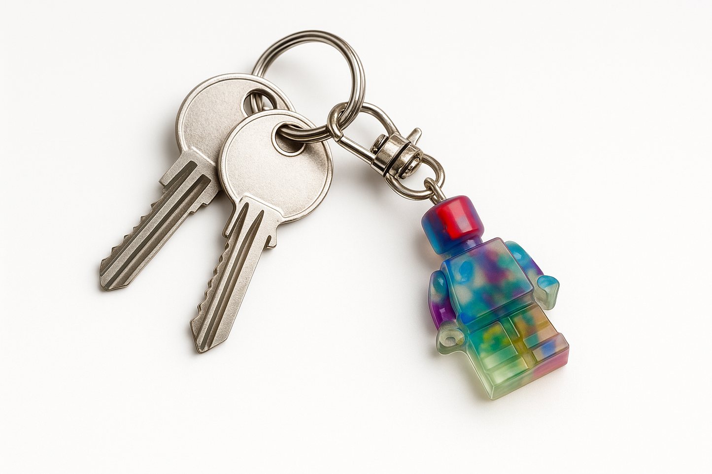 Beach-Cleaned - Figure Keyring | Handmade Sustainable Keyring