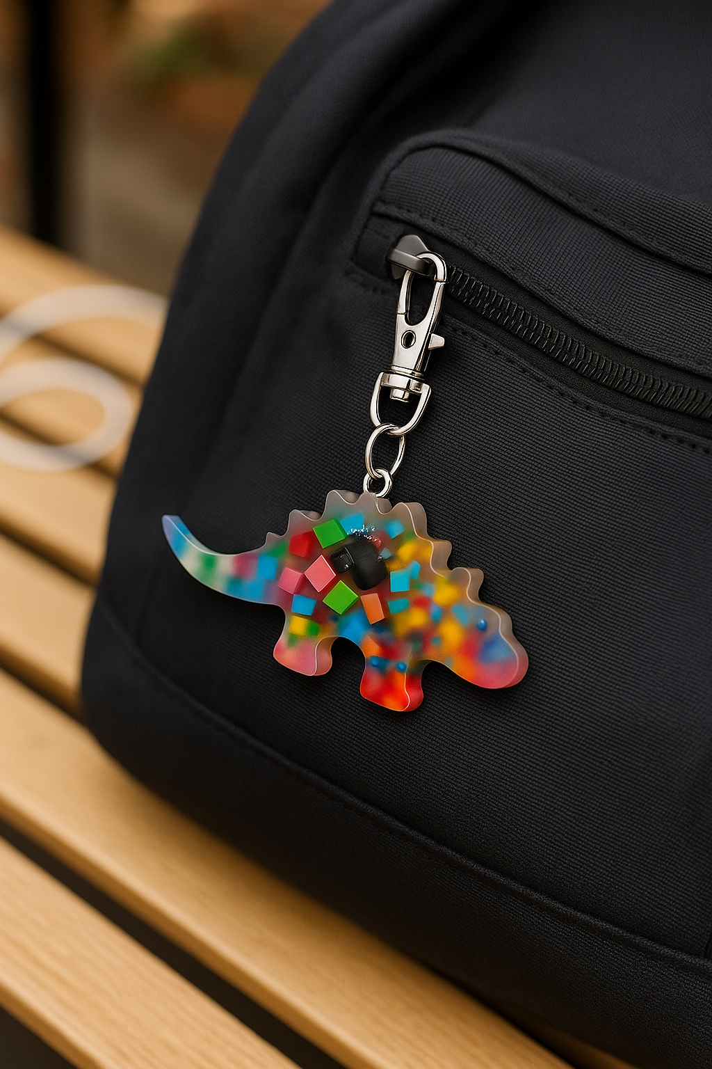 Beach Cleaned - Jurassic Dinosaur Keyring