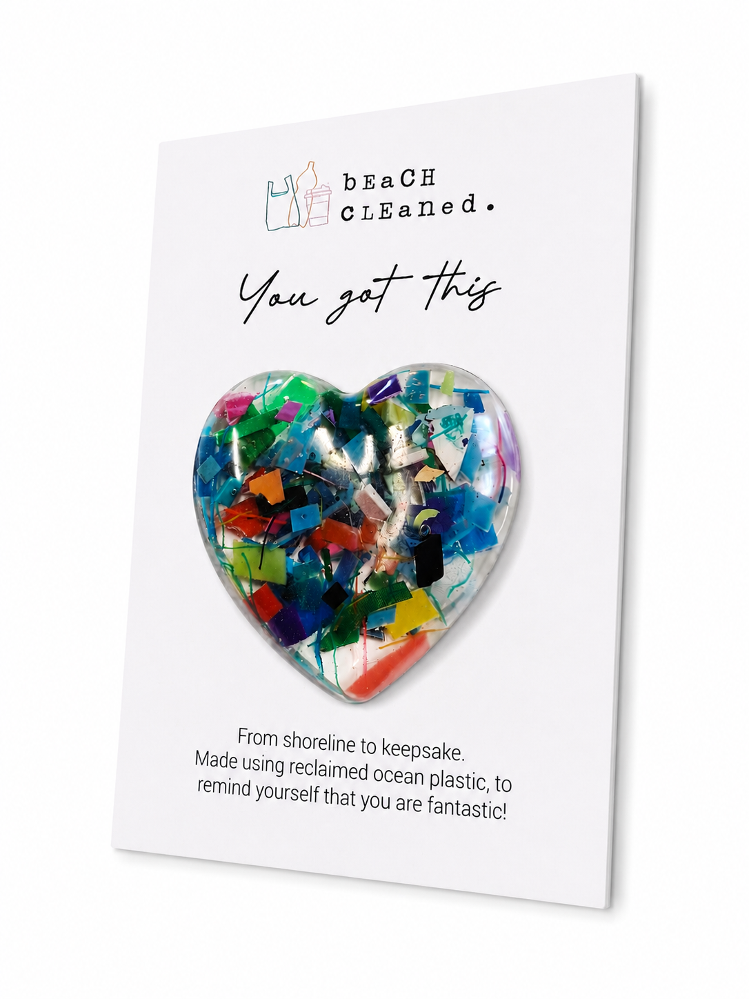 Beach-Cleaned - Pocket Hug | Heart Keepsake | Pocket Token