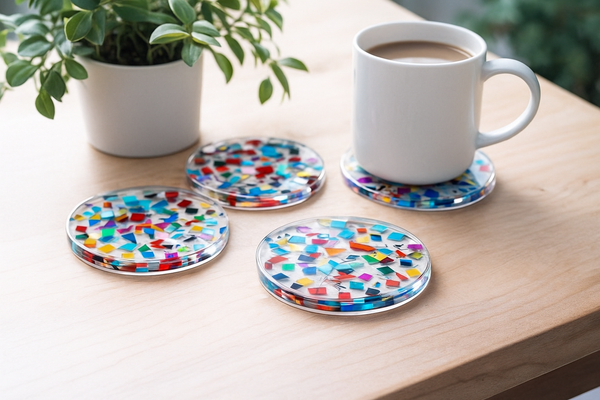 Beach Cleaned - Circular Coaster