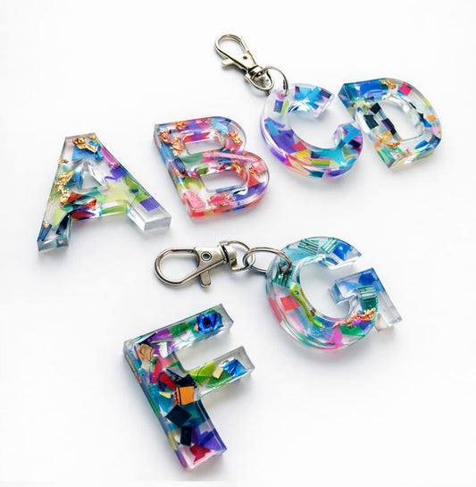 Beach-Cleaned - Letter Keyrings | Personalised Sustainable Gift
