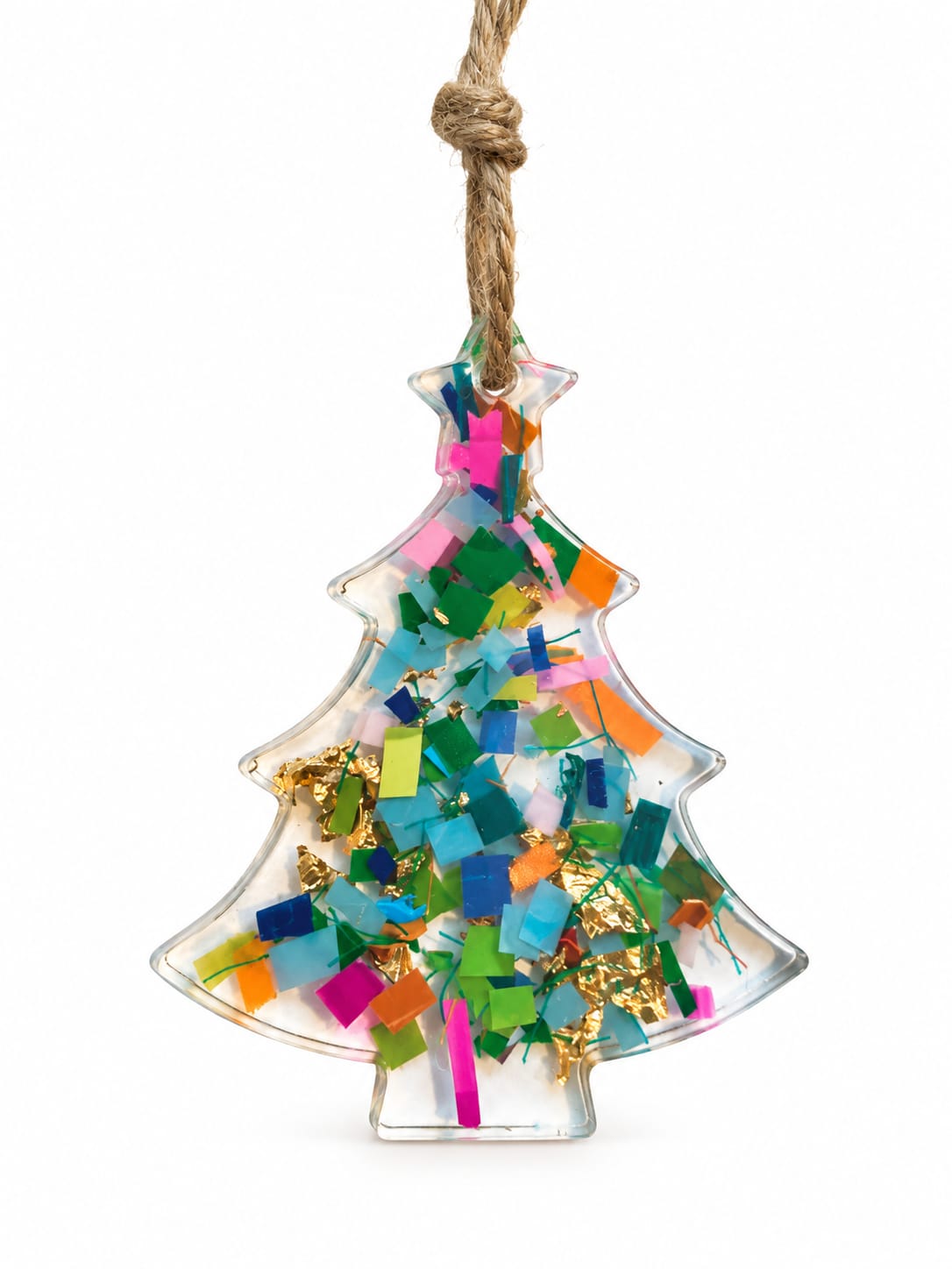 Beach-Cleaned Christmas Tree Decoration | Handmade Sustainable Decoration