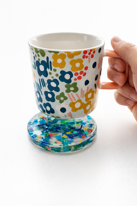 Beach Cleaned - Circular Coaster