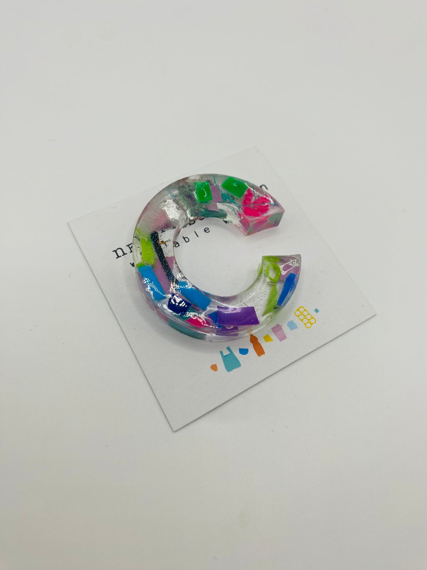 Beach Cleaned - Letter Keyrings