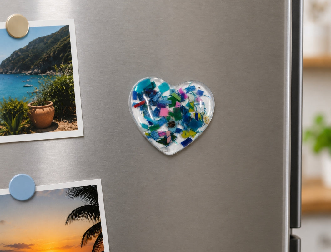Beach-Cleaned - Heart Fridge Magnet