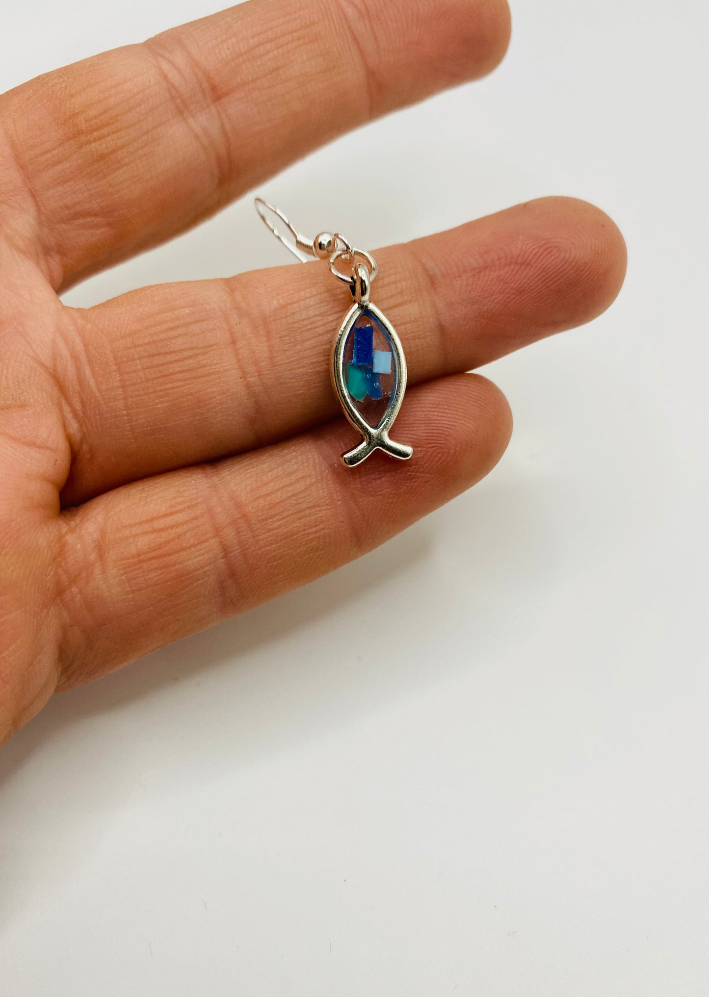 Beach Cleaned - Fish Charm Earrings