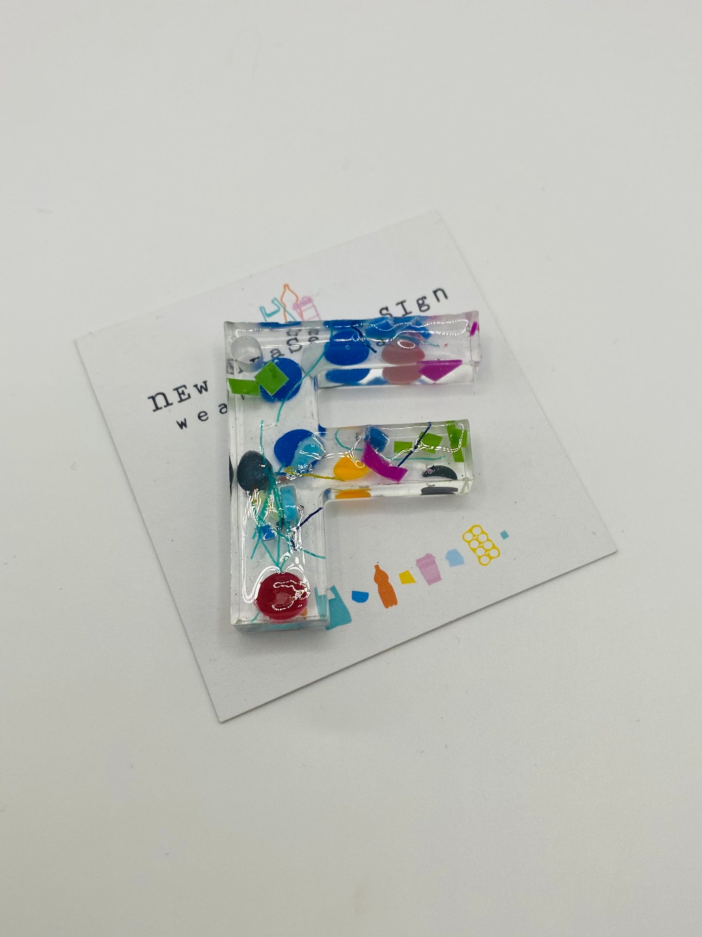 Beach Cleaned - Letter Keyrings