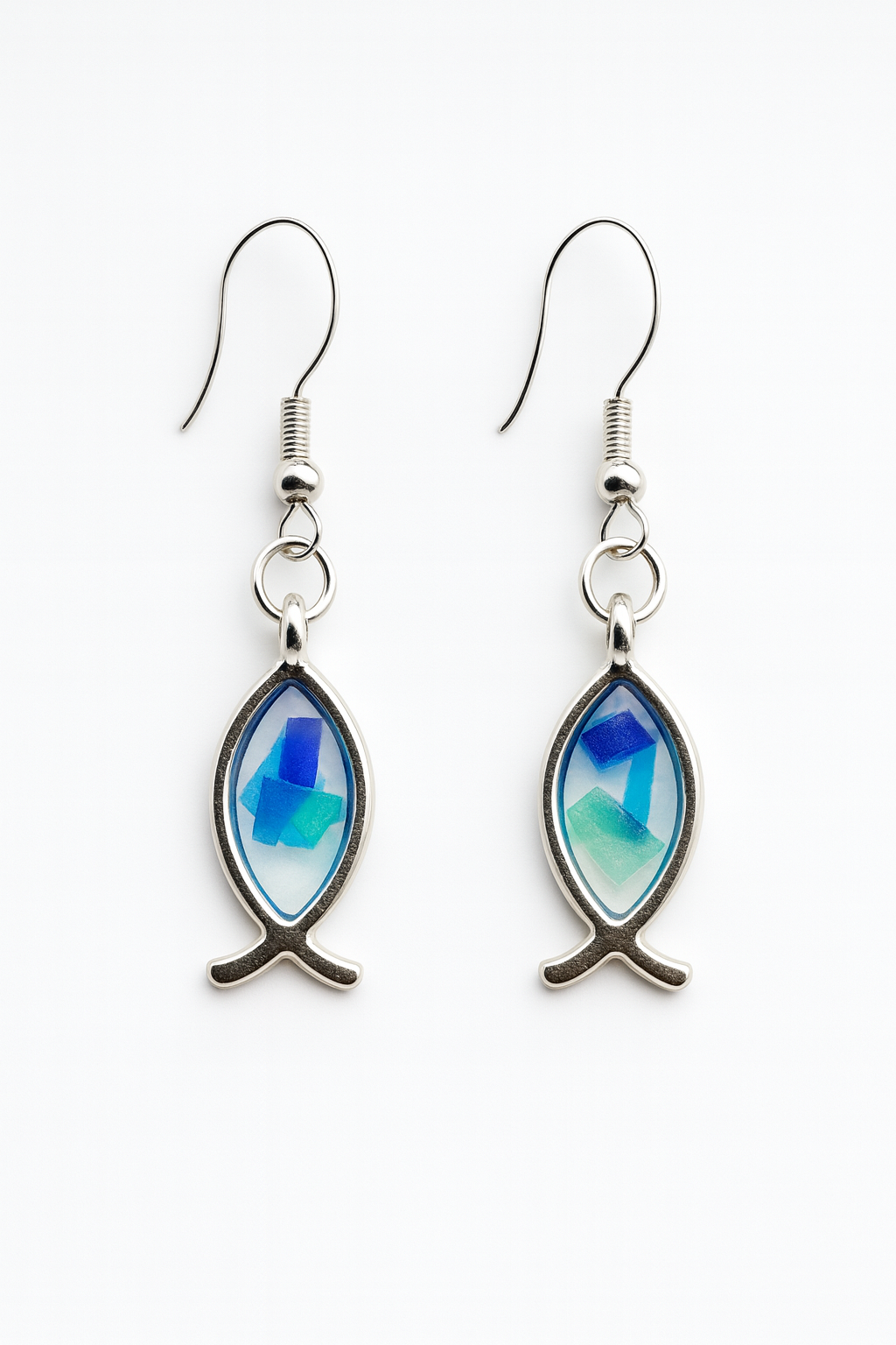 Beach Cleaned - Fish Charm Earrings