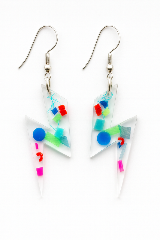 Beach Cleaned - Bolt Earrings