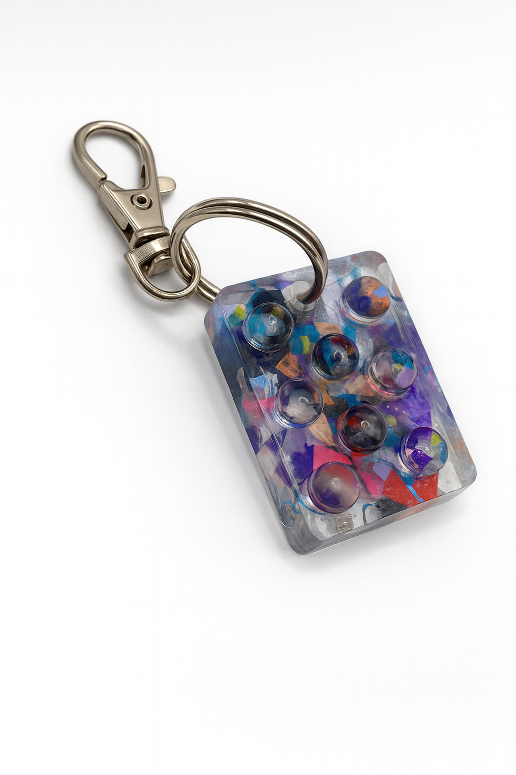 Beach Cleaned - Building Block Key Ring
