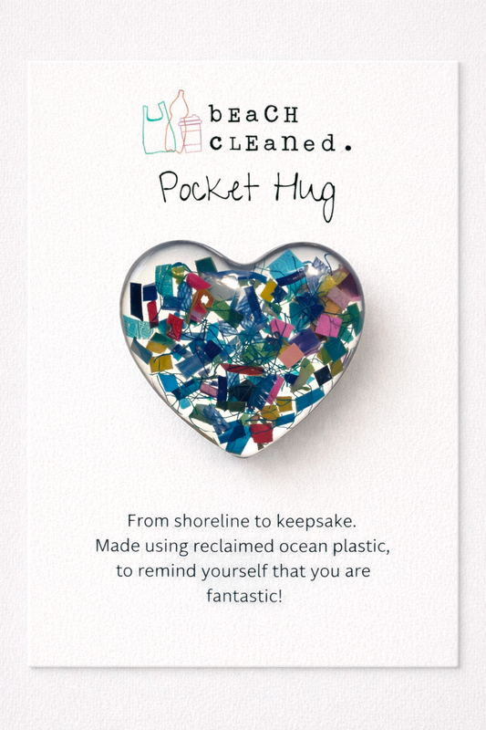 Beach-Cleaned - Pocket Hug | Heart Keepsake | Pocket Token