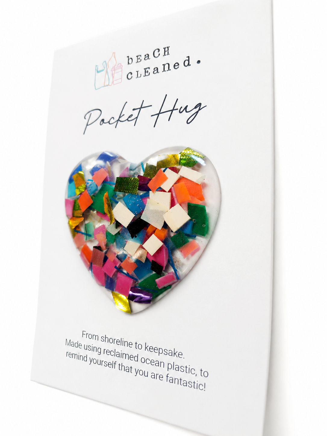 Beach-Cleaned - Pocket Hug | Heart Keepsake | Pocket Token