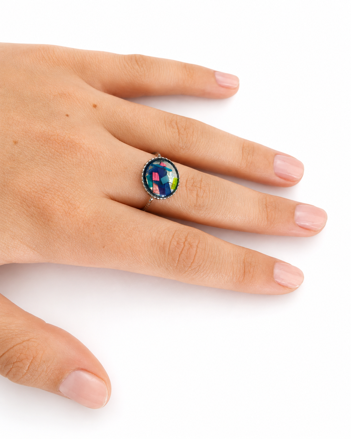 Beach-Cleaned Adjustable Statement Ring | Sustainable Jewellery