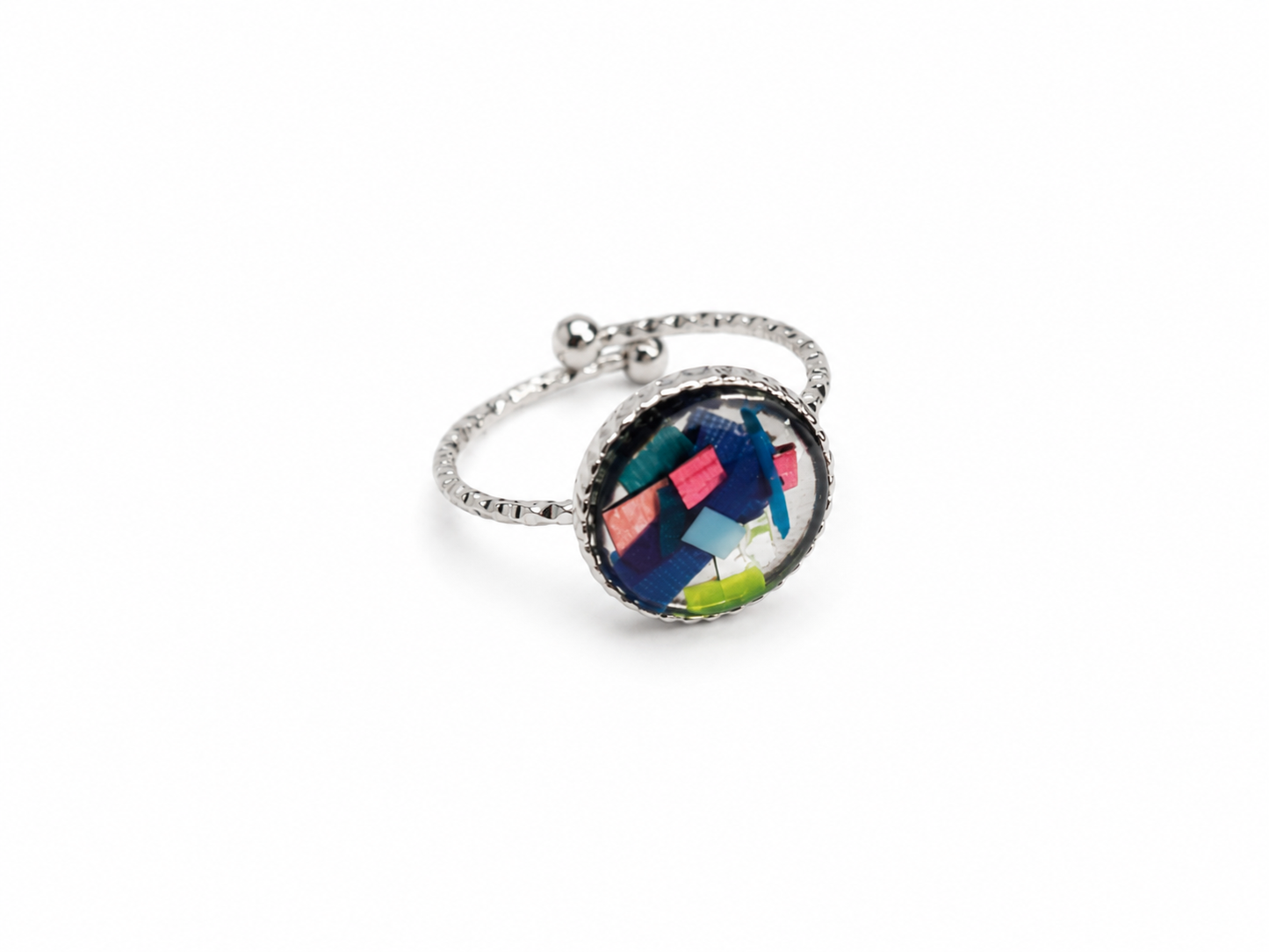 Beach-Cleaned Adjustable Statement Ring | Sustainable Jewellery