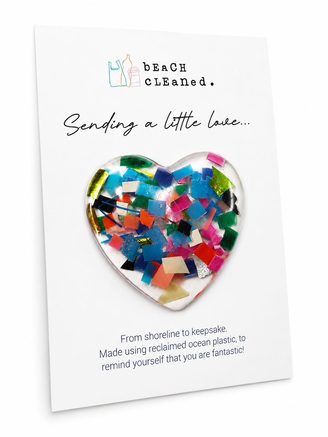 Beach-Cleaned - Pocket Hug | Heart Keepsake | Pocket Token