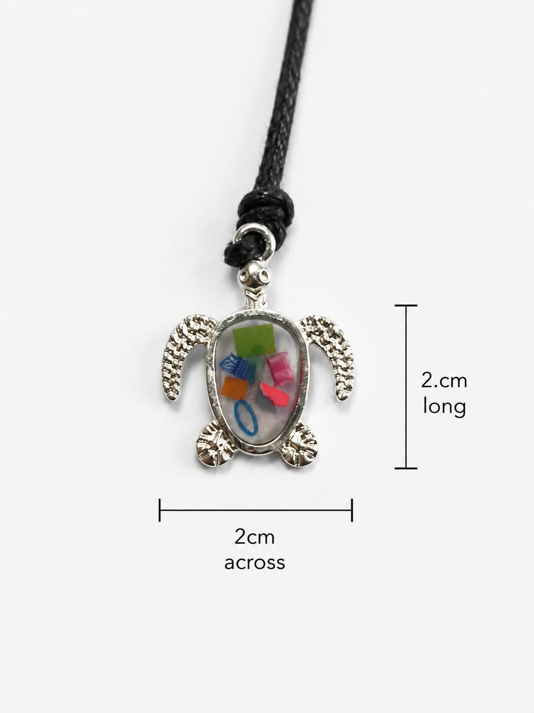 Beach-Cleaned Turtle Pendant | Handmade Coastal Jewellery