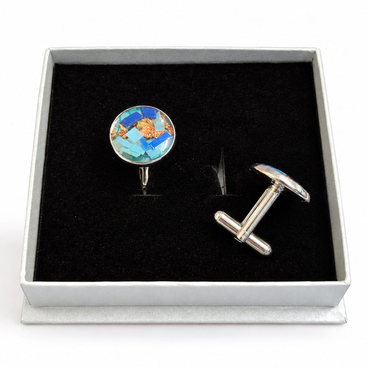 Beach-Cleaned Cufflinks | Handmade Sustainable Jewellery