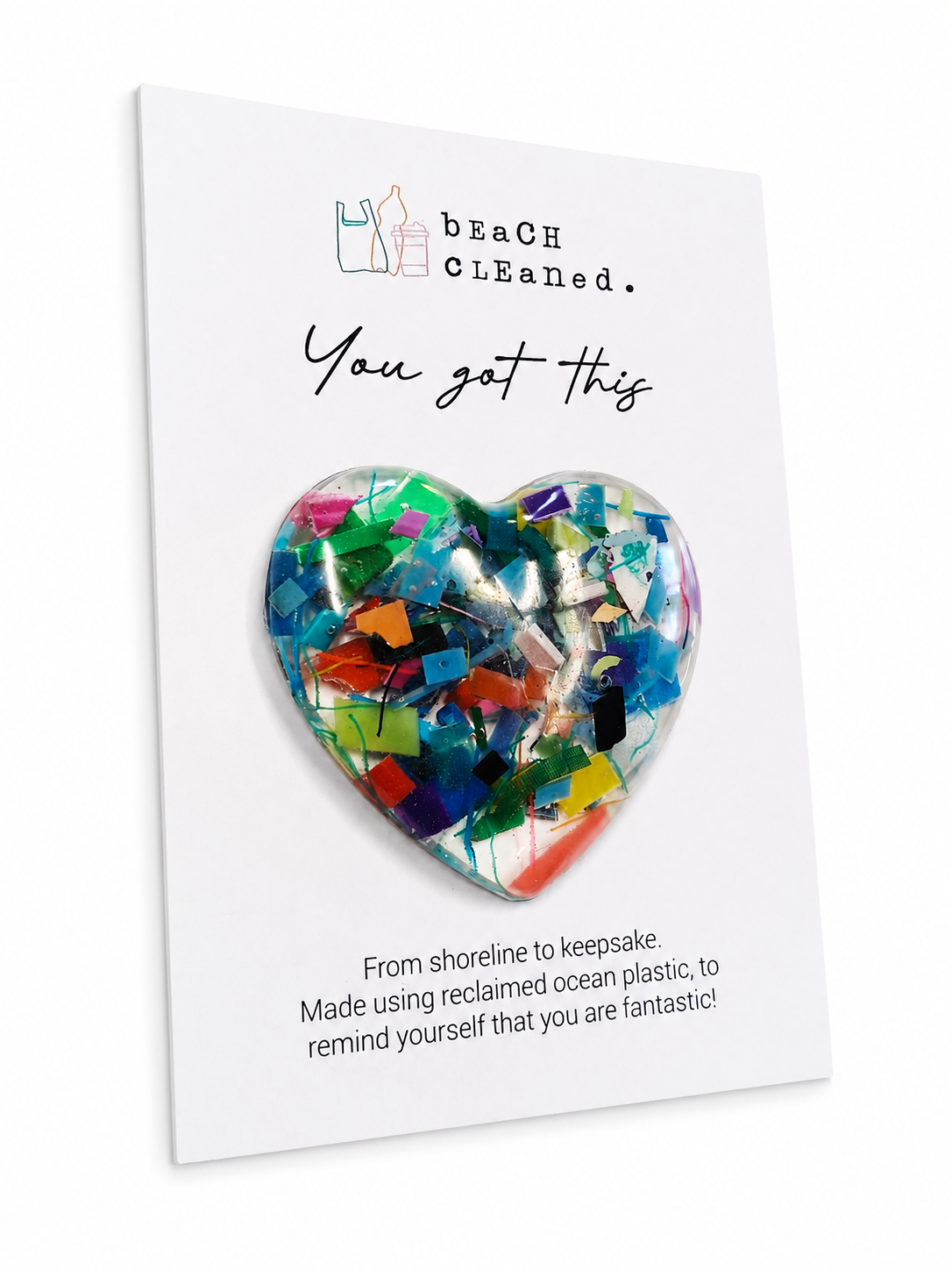 Beach-Cleaned - Pocket Hug | Heart Keepsake | Pocket Token