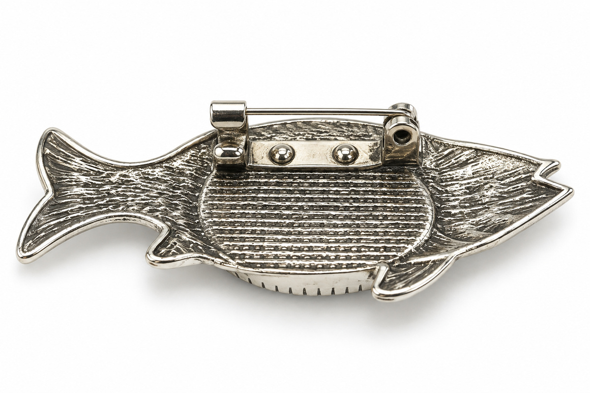 Beach-Cleaned Brooch | Handmade Sustainable Accessory
