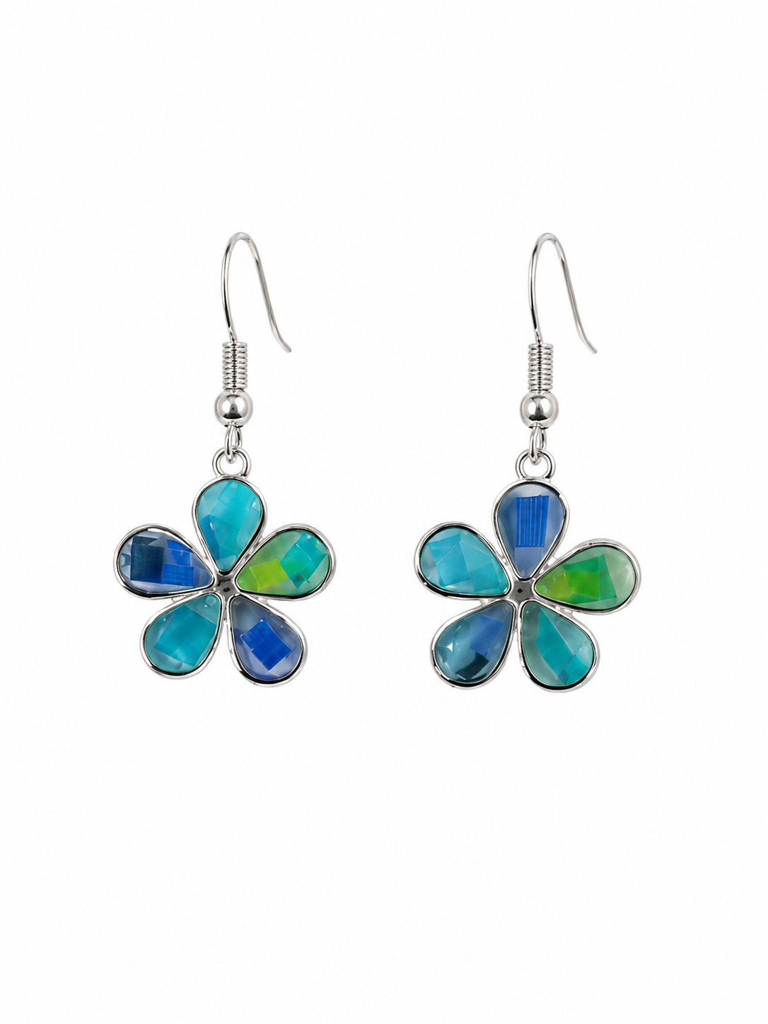 Beach-Cleaned flower Earrings | Contemporary Sustainable Jewellery